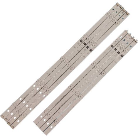 Bandes de rétroéclairage LED 993 mm (8 pièces) pour téléviseurs LG UHD 49 pouces (modèles 4A et 4B) : restaurent la luminosité de l'écran. (1/3)