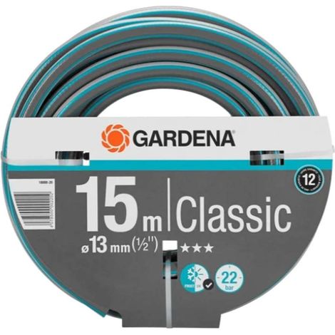 Gardena - Tuyau d'arrosage Classic 13 mm, 15 m 18000-20