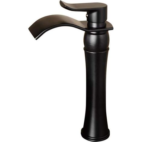 Robinet cascade pour vasque, laiton, surélevé, monocommande (1/5)