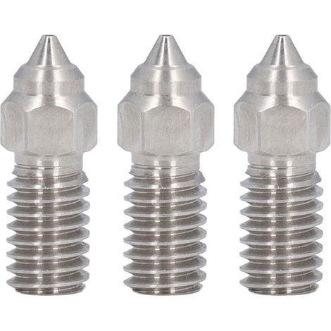 Edelstahl-Druckdüse, 3-teilig, hochtemperaturbeständig, verschleißfest, 3 Löcher für Neptune 4 und 4Pro (0,6 mm) (1/5)