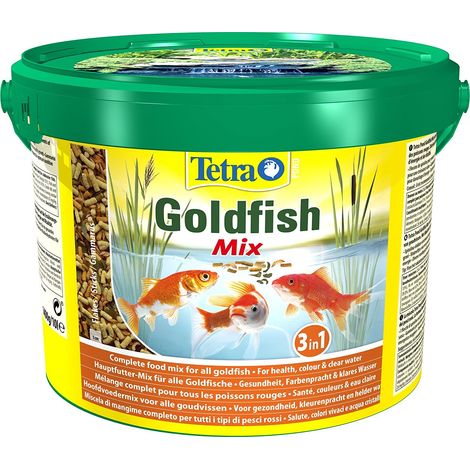 Tetra Pond Goldfish Mix mélange nourriture poissons rouges 10L (1/2)