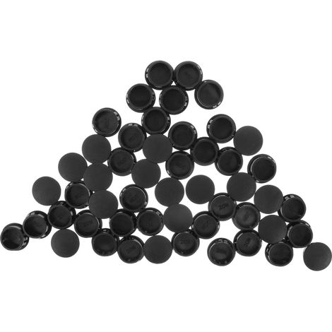 Lot de 20 bouchons ronds en nylon cache-vis affleurants conçus (1/5)