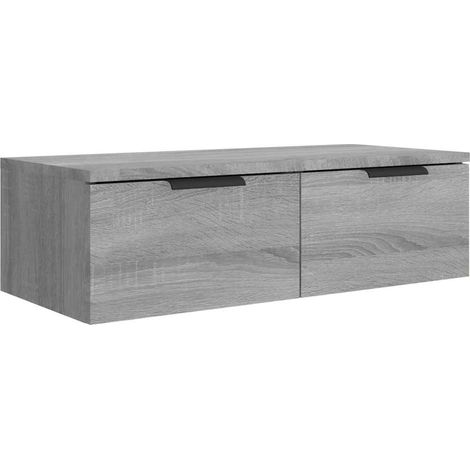 Armario de pared madera de ingeniería gris Sonoma 68x30x20 cm vidaXL