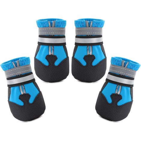 Filiyano-Ces bottes imperméables pour chiens conviennent aux chiens de taille moyenne à grande, et leurs coussinets légers sont idéaux pour une (1/5)