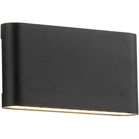 Applique murale extérieure LED étanche pour patio, porche, jardin, allée, décorative, à double éclairage. (1/5)