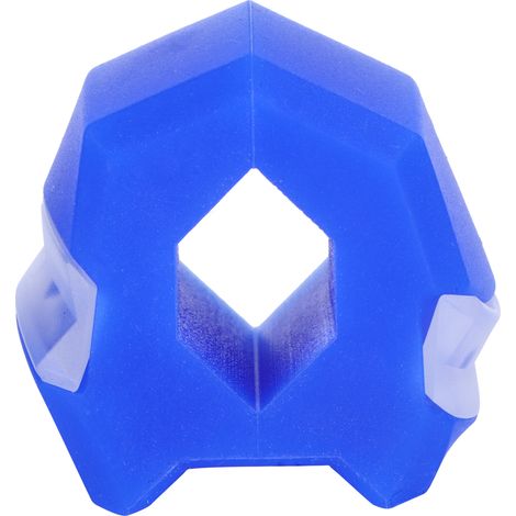 Balle de fitness et d'amincissement du visage, balle d'entraînement en silicone pour modeler la mâchoire, S bleue (1/5)
