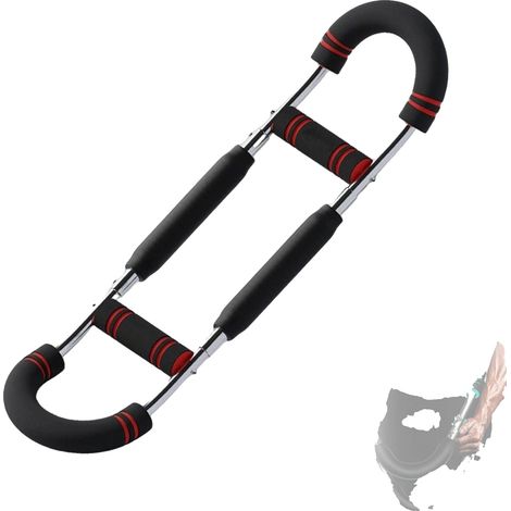 Armtrainer, einstellbarer Widerstand, Ganzkörpertraining, Rot (1/2)