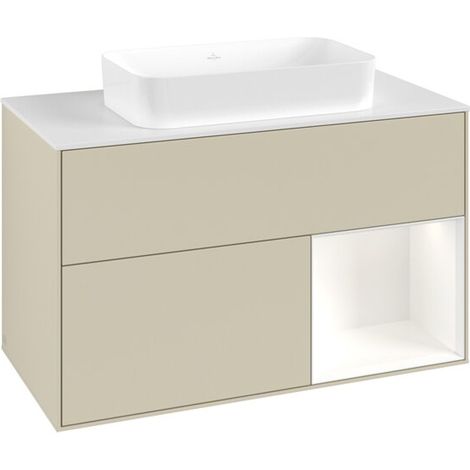 Villeroy & Boch F661MTHJ Meuble sous-lavabo Finion F66 (1/3)
