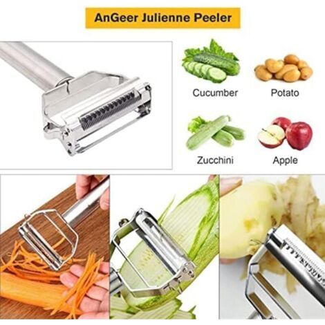 Éplucheur de pommes de terre, éplucheur de cuisine, éplucheur de légumes, éplucheur en acier inoxydable et éplucheur en Y pour la cuisine (1/3)