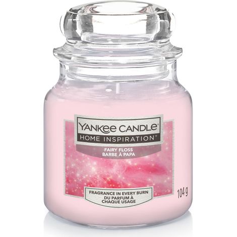 Yankee Candle Duftkerze Kleines Glas Fairy Floss 104g rosa Duft Kerze Duftkerzen (1/3)