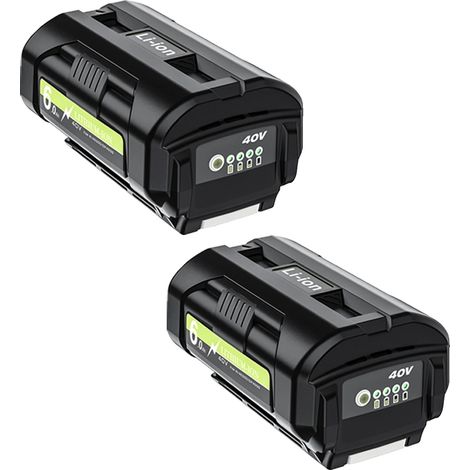 Batterie rechargeable, capacité 6000mAh, sortie 40V, compatible avec Ryobi (1/2)