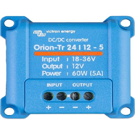 Convertidor DC-DC Orion Tr 24V/12V 5A (60W) No Aislado