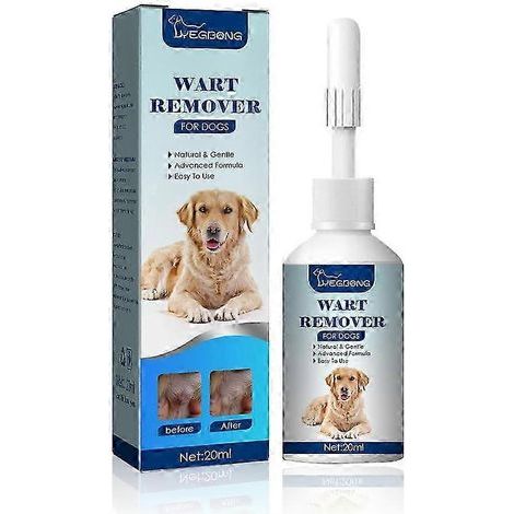 Traitement naturel et indolore contre les verrues, cors et papillomes chez le chien 20 ml Formule à base de plantes Sûr et efficace (1/5)