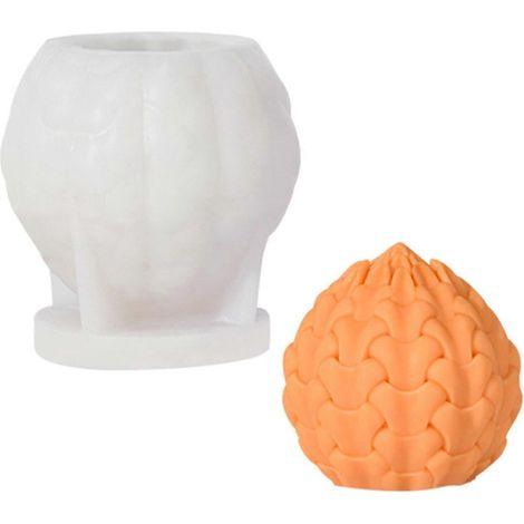 Moule en silicone pour bougies artisanales DIY, fabrication de savon et moulage 3D (1/4)