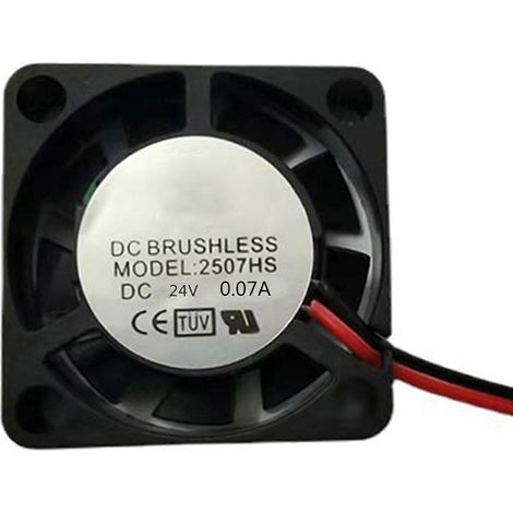 Ventilateur sans balais 2507, dissipateur thermique, 5V/12V/24V, roulement hydraulique, bonne dissipation thermique, multicolore (24V) (1/5)