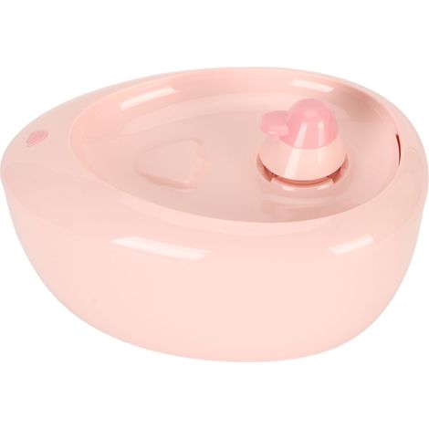 Katzenbrunnen mit 2-Liter-Tank, superleise, automatischer Wasserspender für Haustiere, rosa (1/5)