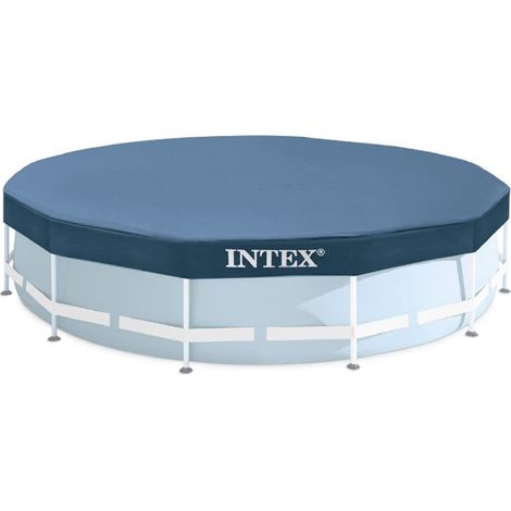 intex 28031 telo di copertura per piscine rotonde "prism frame" ø cm.366 (1/4)