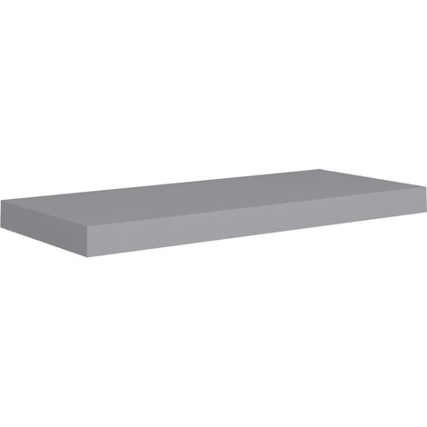 Étagère murale,Étagère flottante gris 60x23,5x3,8 cm MDF CFW13066 (1/5)