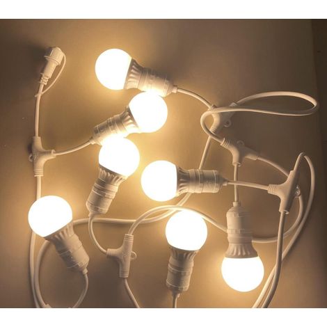 Neoglint Guirlande Lumineuse Extérieure 33.6 FT avec Ampoules LED G80 Globe Étanche Lampe Suspendue pour Jardin Véranda Terrasse Balcon Fête Noël Mariage Déco (1/3)