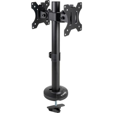 Support de table pour moniteur 2 moniteurs 27" Tooq Noir Db1132tn-b