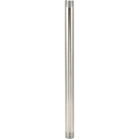 Gewindefitting aus Edelstahl für Rohrleitungen, Sanitärverbinder, Außengewinde-Außengewinde, Gas, 30 cm, korrosionsbeständiges Befestigungszubehör (1/5)