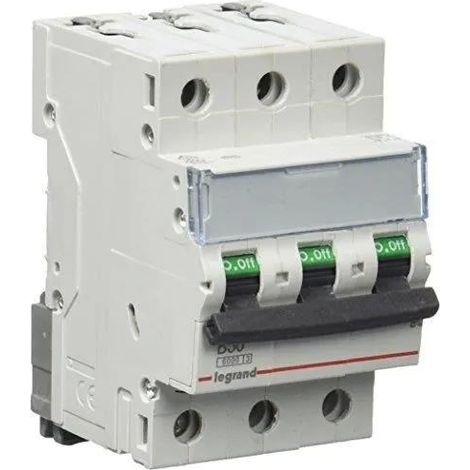 Legrand S303 B50 TX3 Interruptor automático eléctrico gris 3 polos