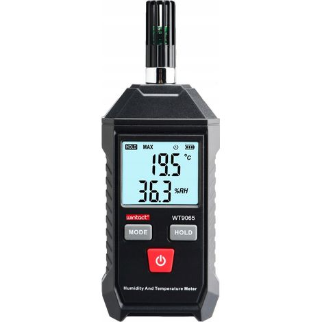 Igrometro, misuratore di umidità e temperatura dell'aria, display LCD (1/5)