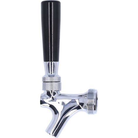 Robinet de fût de bière en acier inoxydable 304, accessoire de rechange argenté pour bar et restaurant.