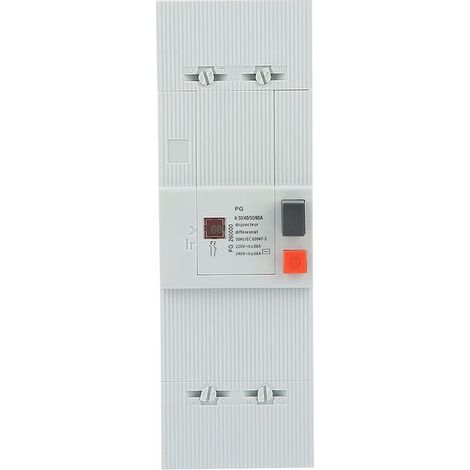 15-60A 50Hz / 60Hz 2P Disjoncteur Bipolaire à Basse Tension Interrupteur Pneumatique de Protection 230V (1/5)