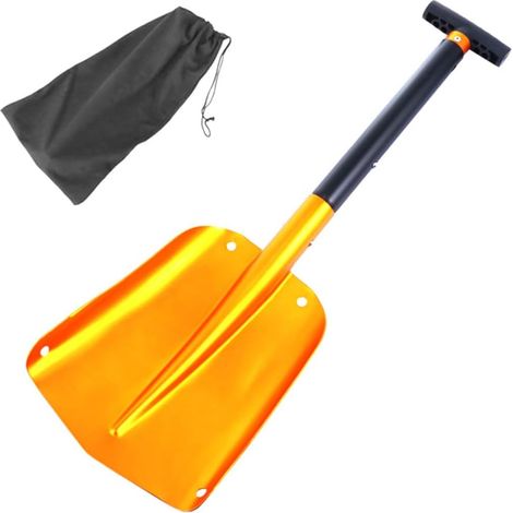 Pelle De Voiture Amovible Pelle à Neige Pliante Spacieuse pour Déneigement Plein Air (1/5)