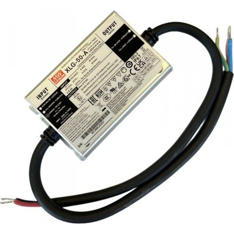 MW MEAN WELL XLG-50-A Led Driver CC 1000mA 22V-54V 50W Impermeabile IP67 Input 220V 110V
