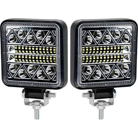 102W Phare de Travail led 15000LM Feux de Recul Led 12v, Phare Led Projecteurs pour voiture, tracteur bateau, 12-24v camion