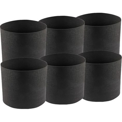 Lot de 6 sacs de plantation, 3,8 l, avec tuteur, en tissu, pot à tomates, fraises, panier de plantation (1 gallon) (1/5)