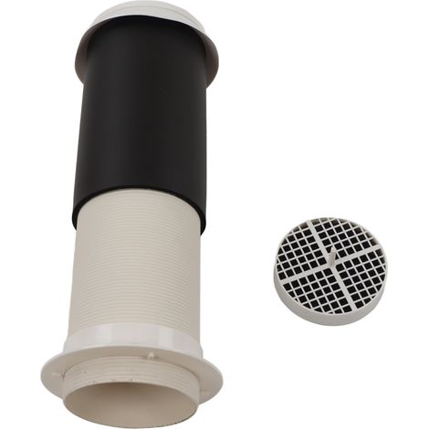Sortie d'air murale pour hotte aspirante 110 mm (perforée à 125 mm) (1/5)