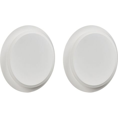 Wandlampe 2er Set SEMNON Weiß Metall LED (1/5)