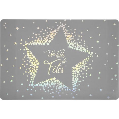 Ensemble de 6 sets de table de Noël une table de fêtes