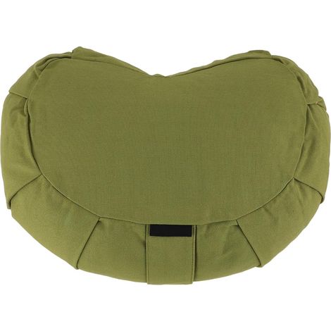 Coussin de yoga pour femme - Coussin d'assise de méditation - Coussin de méditation pour s'asseoir sur le sol - Coussin de sol en coton avec coussin en coques de sarrasin - Amovible (1/5)
