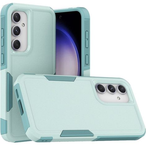 Gepanzerte Schutzhülle für Samsung Galaxy S23 FE, doppelt stoßfest, grün (1/5)