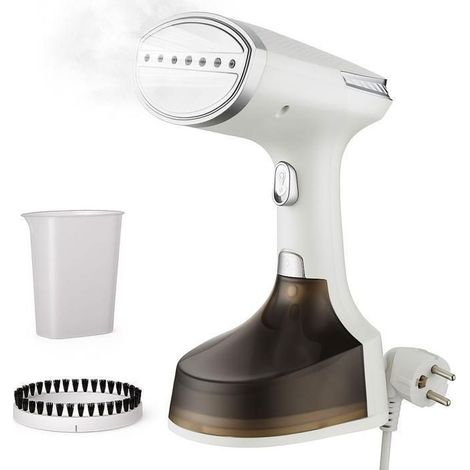 1 appareil défroisseur vapeur vertical, 1500 W, réservoir 300 ml, pour vêtements et rideaux, usage maison et bureau (1/5)