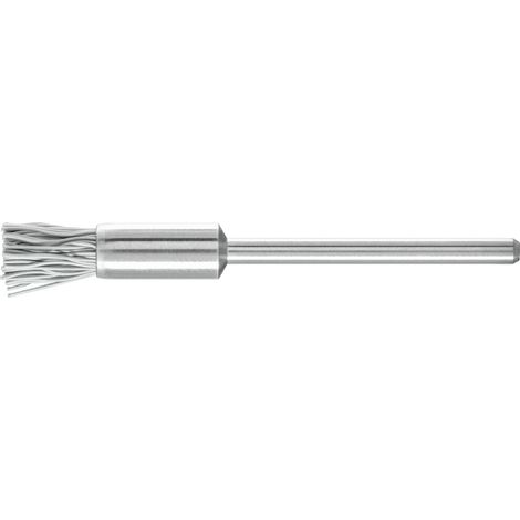 PFERD TOOLS Miniatur-Pinselbürste PBU Ø5 mm Schaft-Ø2,34 mm SiC-Filament-Ø0,25 Korn 800 10 Stk
