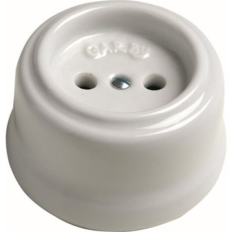 GARBY - Prise sans terre Porcelaine Blanche 16A-250V Réf . 30205173