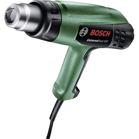 Pistola de aire caliente decapadora BOSCH Universal Heat 600 con accesorios  BOSCH 06032A6102