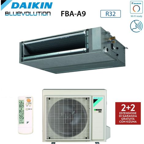 daikin bluevolution klimaanlage ducted air conditioner medium head 21000 btu fba60a single phase r-32 wi-fi optional - italian warranty infrared control brc4c65