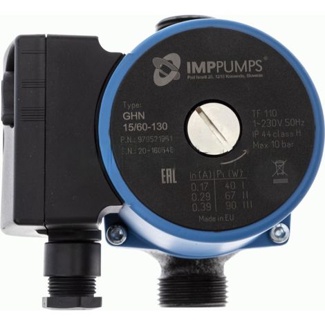 Bomba Circulación Domusa/IMP GHN 15/60-130  1", 130mm, 90W  Repuesto Original Códigos CFOV000029, 979521961SAN