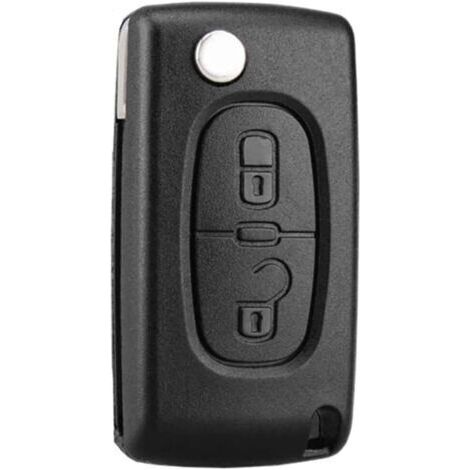 Clé Compatible 2 Boutons CE0536 clé à Rabat Pliable pour Peugeot 207 307 308 407 408 3008 5008 Citroen C2 C3 C4 C5 C6 C8 (1/5)