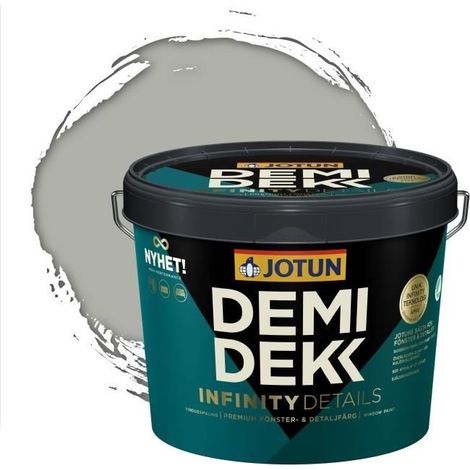 JOTUN - Peinture Bois, Lasure Opaque Satinée - RAL 7038 - Gris Agate - 3L (1/2)