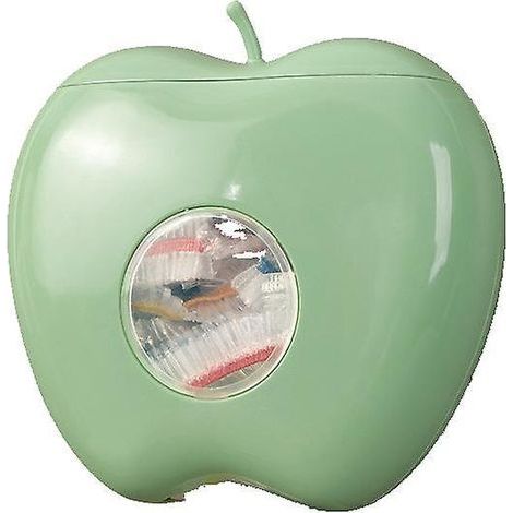 Verde - Contenitore portaoggetti in plastica a parete di grande capacità per cucina, casa e cucina - Sacchetto in plastica senza foratura - Scatola organizer estraibile (1/5)