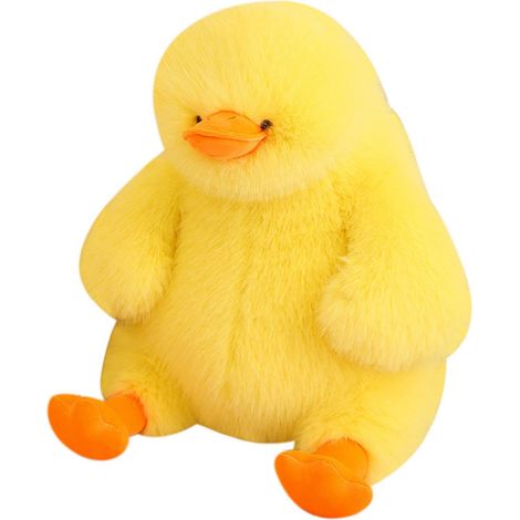 Dun Duck - Coussin Peluche Douce - Décor Intérieur et Cadeau - Pour Chambre d'Enfant ou Salon - 40 x 30 x 20 cm - 0,36 kg (1/5)
