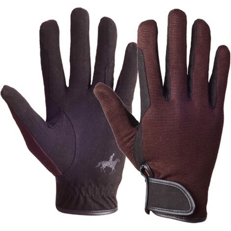 Gants D'équitation, Adulte Unisexe, Professionnels Gants D'équitation Respirants, Gants à écran Tactile, Utilisés pour Le Cyclisme, L'équitation et Les Activités de Plein Air (1/5)
