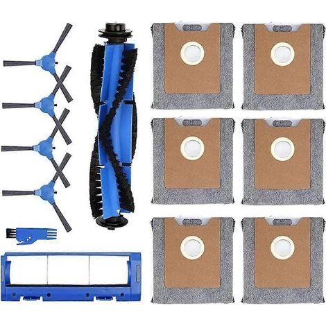 Pièces de rechange pour aspirateur robot Eufy Robovac Clean G35+ G40+ G40 Hybrid : brosse principale, filtre HEPA, sac à poussière (1/5)